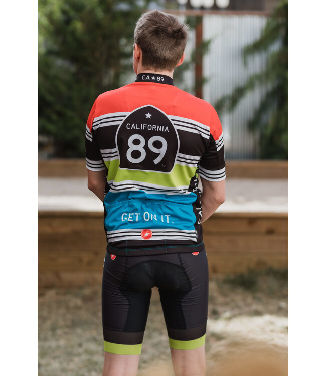 California 89 Striped Men's Castelli Bike Jersey
