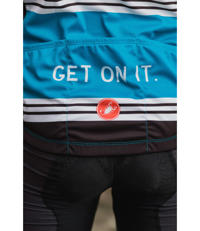 California 89 Striped Men's Castelli Bike Jersey