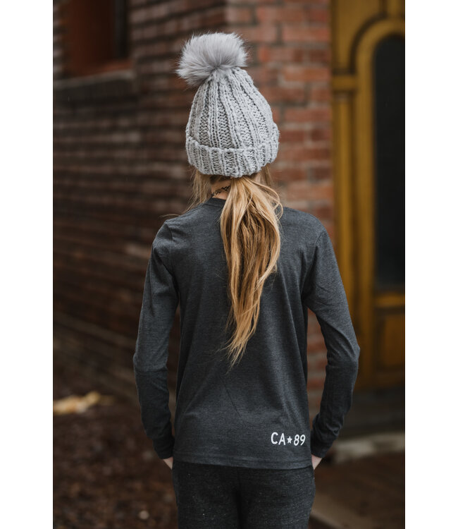 California 89 Kid's Long Sleeve Love Blue T-Shirt