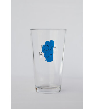 California 89 Love Blue Pint Glass