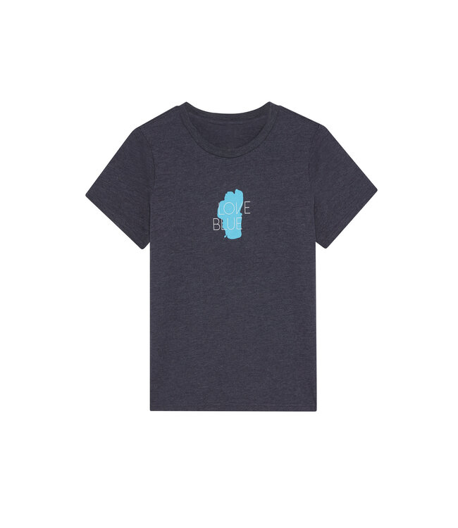 California 89 Kid's Short Sleeve Love Blue T-Shirt