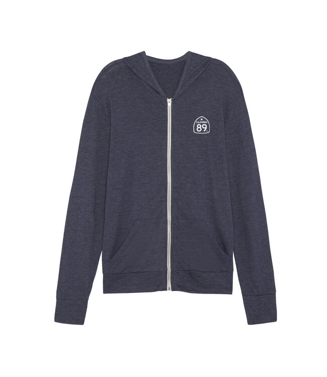 California 89 Unisex CA89 Lightweight Zip-Up Hoodie