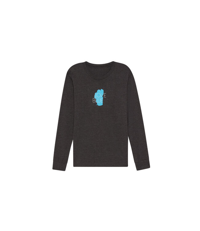 California 89 Kid's Long Sleeve Love Blue T-Shirt