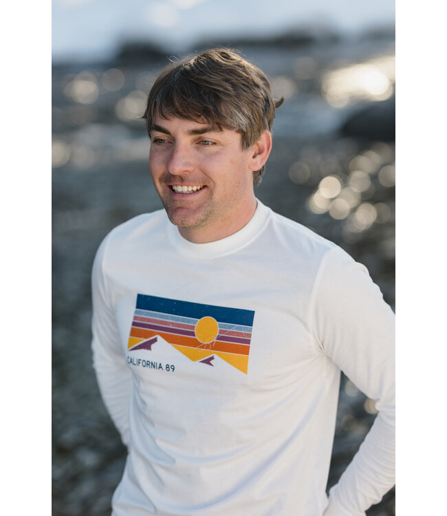 California 89 Men's Long Sleeve Sky & Mountain T-Shirt