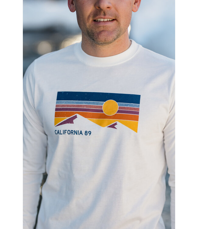 California 89 Men's Long Sleeve Sky & Mountain T-Shirt