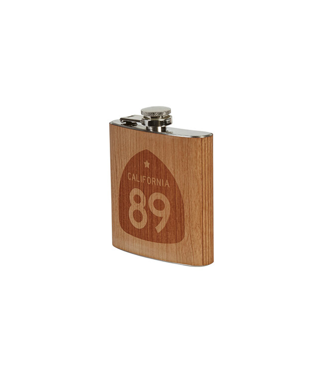 California 89 California 89 Wooden Flask