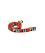California 89 CA*89 Geometric Dog Leash  Orange/Black 6 ft
