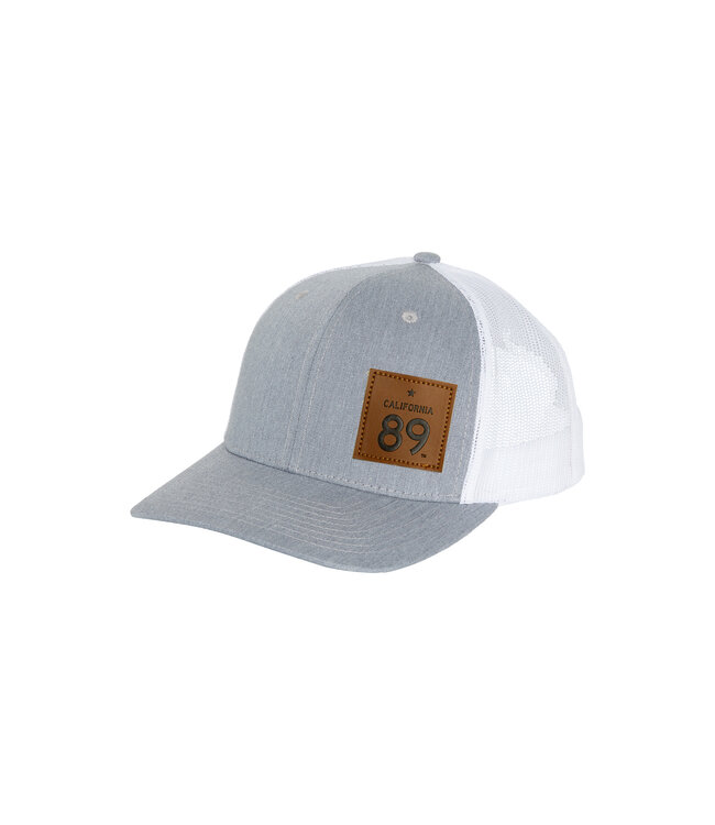 California 89 California 89 Trucker with Snapback, Grey & White
