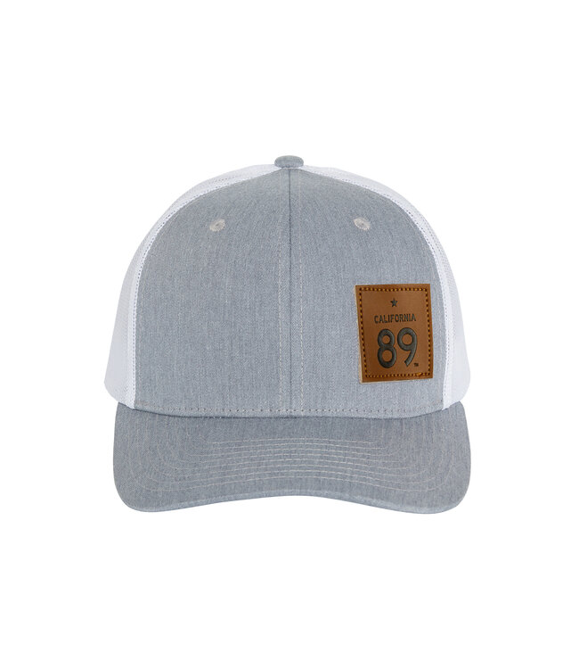 California 89 California 89 Trucker with Snapback, Grey & White
