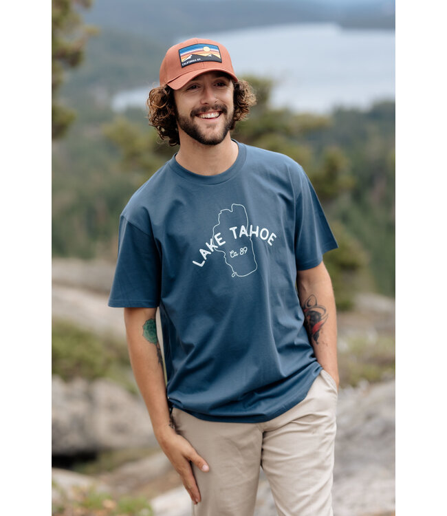 California 89 Men's Short Sleeve Lake Tahoe T-Shirt