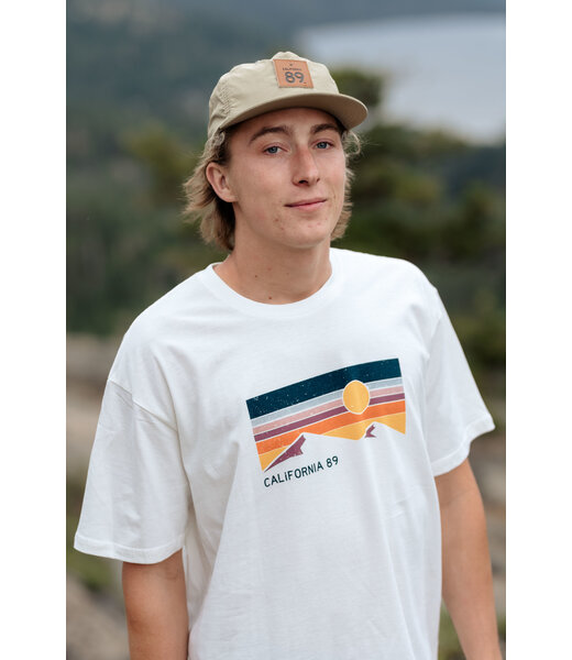 California 89 Men's Short Sleeve Sky & Mountain T-Shirt