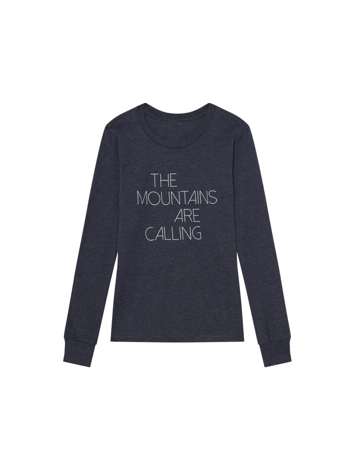 Men s Mountains Are Calling Long Sleeve Tee California 89