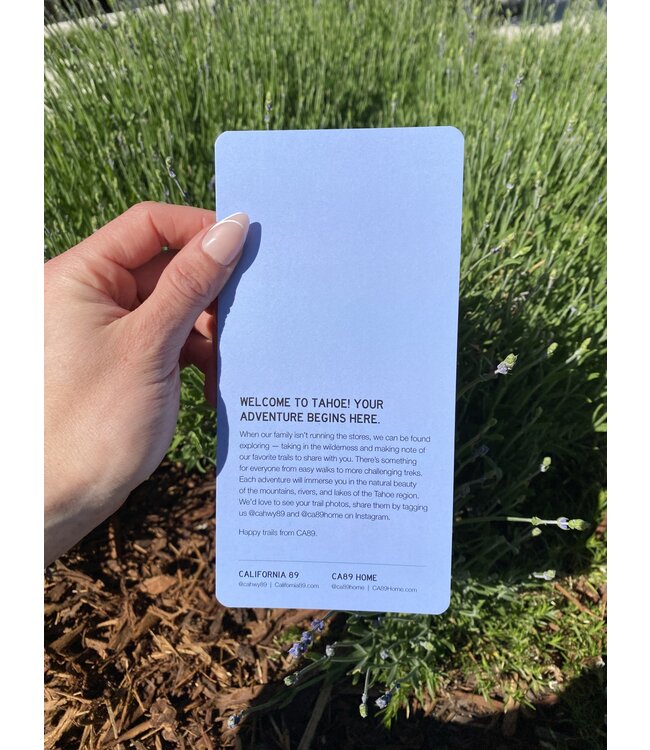 California 89 CA89 HIKE cards