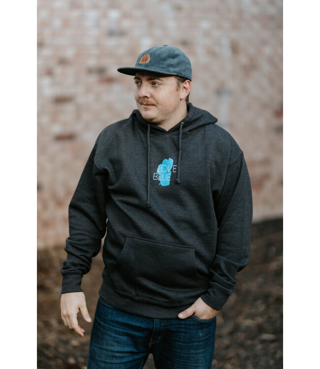 California 89 Unisex Love Blue Hooded Sweatshirt