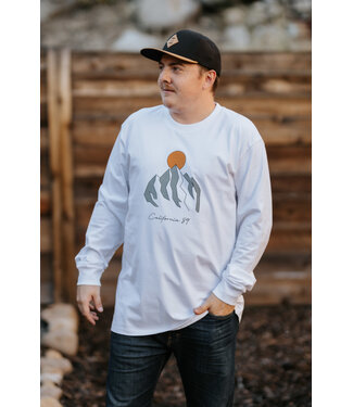 Men's Long Sleeve Mountain Sunrise T-shirt