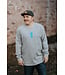 California 89 Men's Long Sleeve Love Blue T-Shirt