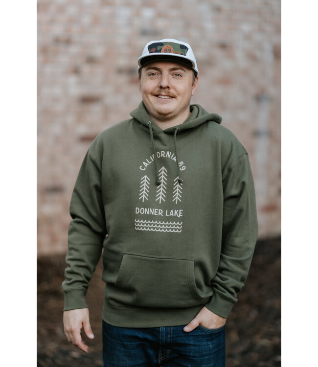 California 89 Unisex Donner Lake Hooded Sweatshirt