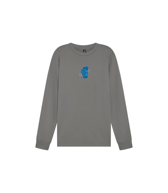 California 89 Men's Long Sleeve Love Blue Tee