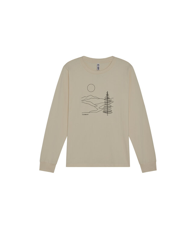 California 89 Women's Long Sleeve River Illustration T-Shirt