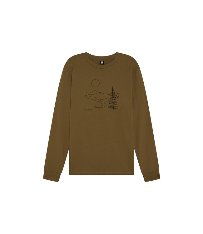 California 89 Men's Long Sleeve River Illustration T-Shirt