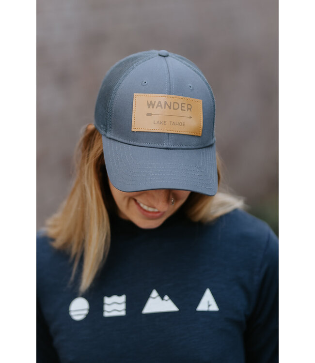 California 89 Magnificent 7 Panel Trucker Cap with Wander Patch