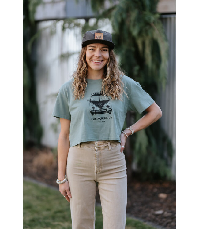 Women's VW Bus Crop T-Shirt