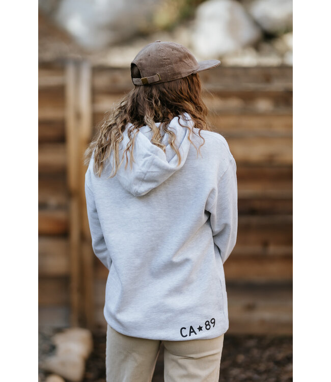 California 89 Unisex Love Blue Hooded Sweatshirt