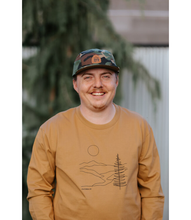 California 89 Men's Long Sleeve River Illustration T-Shirt