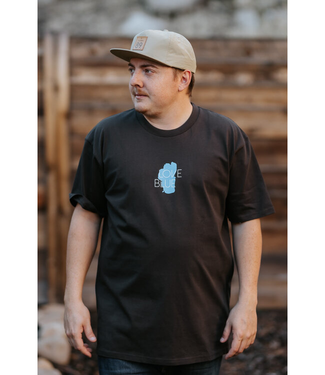 California 89 Men's Short Sleeve Love Blue T-Shirt