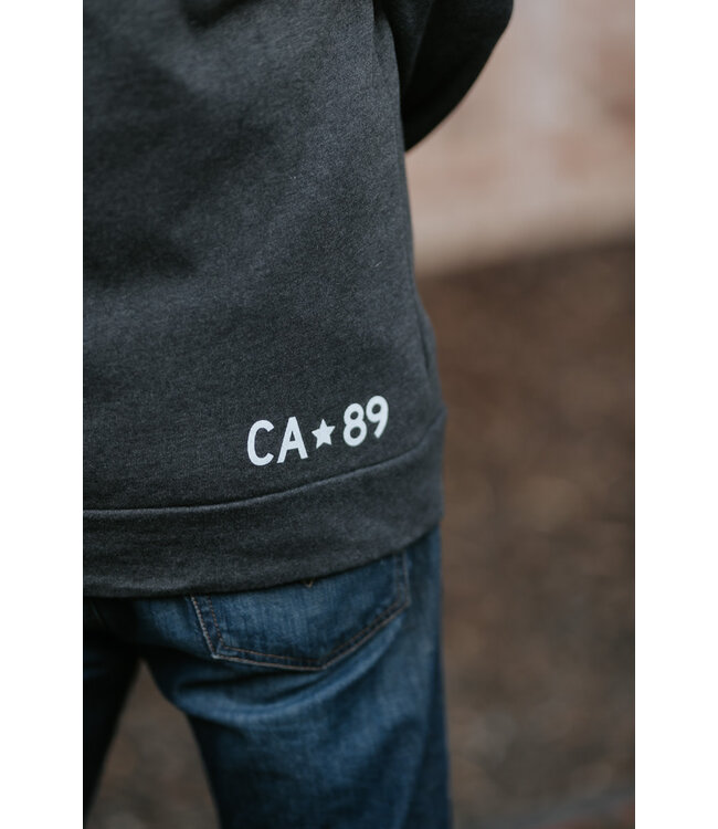 California 89 Unisex Love Blue Zip-Up Hoodie
