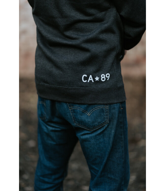 California 89 Unisex Love Blue Hooded Sweatshirt