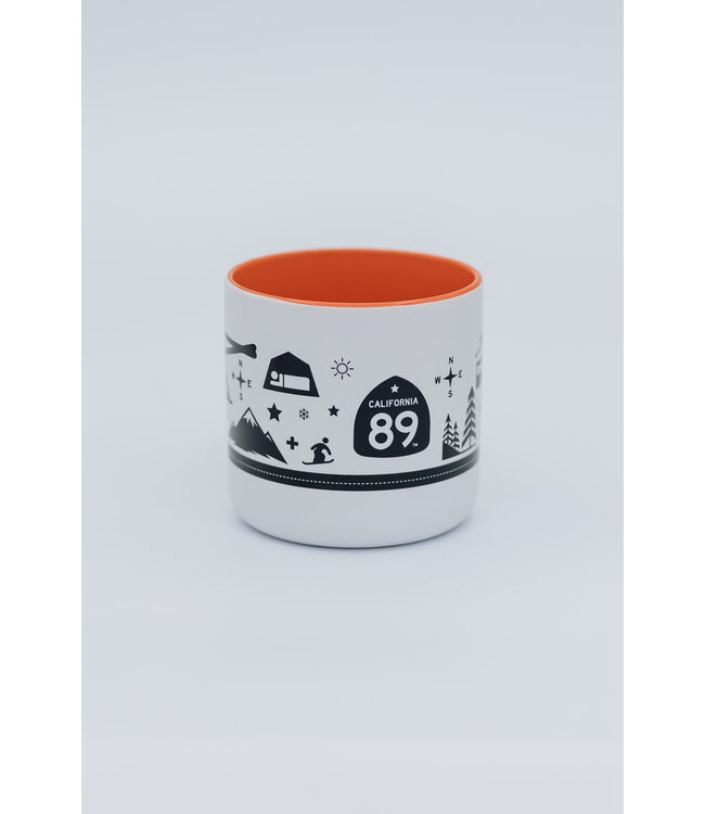 California 89 CA89 Coffee Mug with Wall Graphic