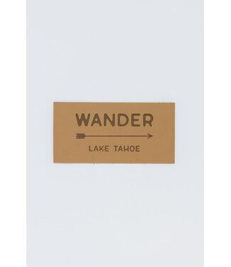 CA89 Leather Wander Patch