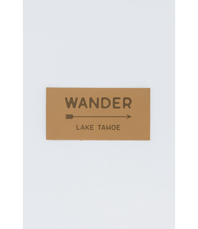 CA89 Leather Wander Patch