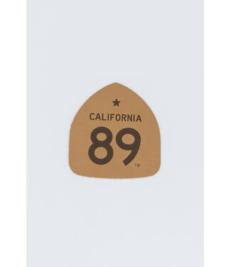 California 89 Patches - Leather CA*89 Shield - 2.5