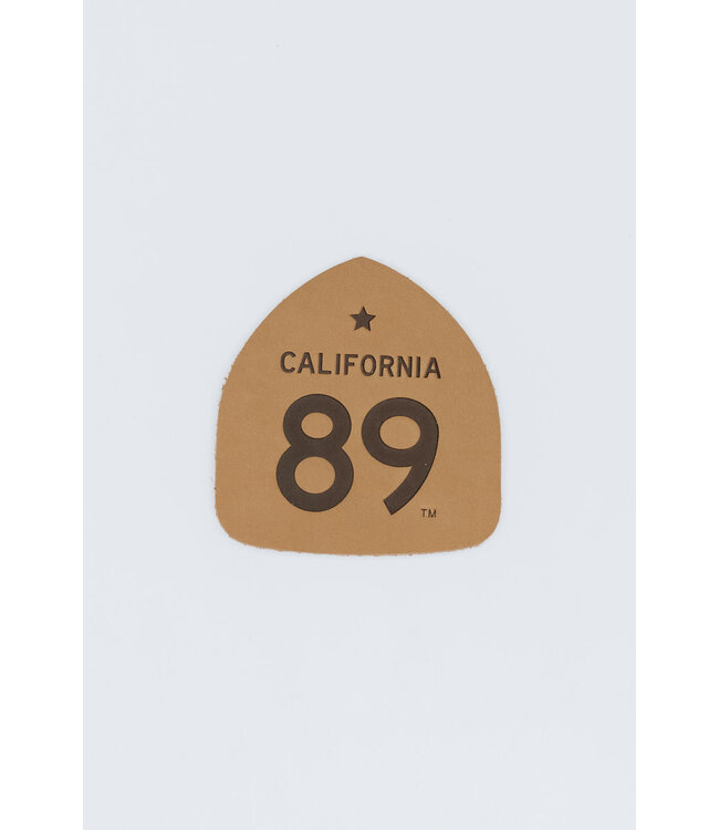 California 89 Patches - Leather CA*89 Shield - 2.5