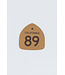 California 89 Leather CA*89 Shield Patch