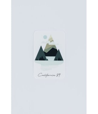 CA89 Mountains and Water Sticker