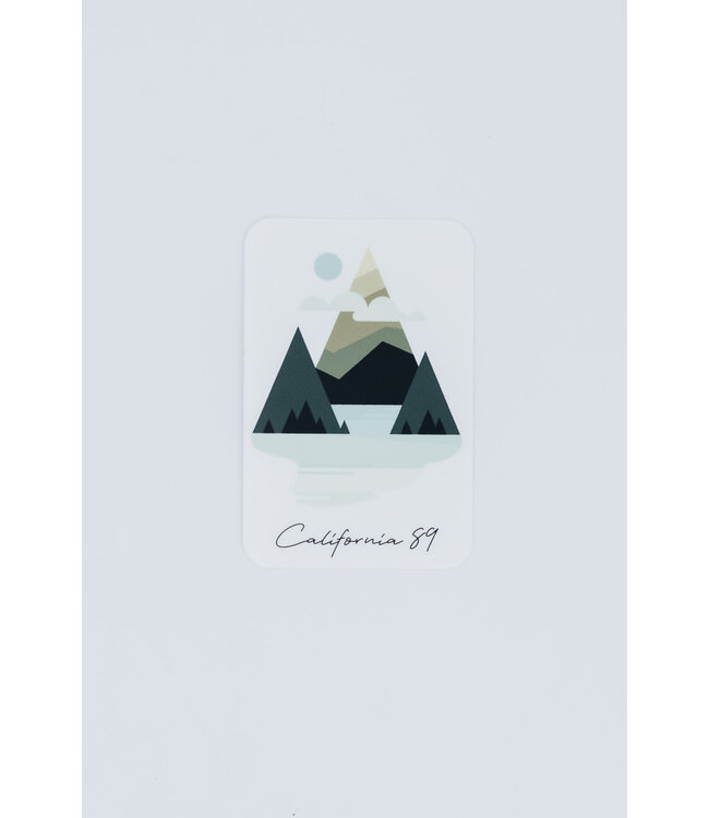 CA89 Mountains and Water Sticker
