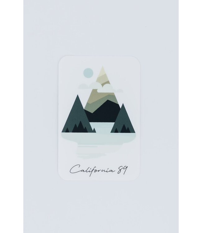 CA89 Mountains and Water Sticker