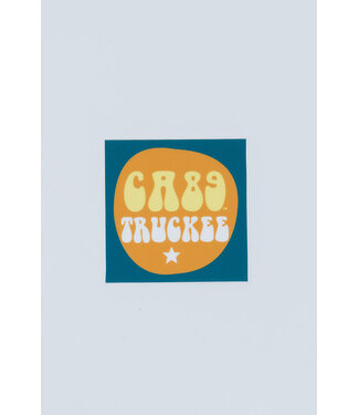 CA89 Truckee Square Sticker