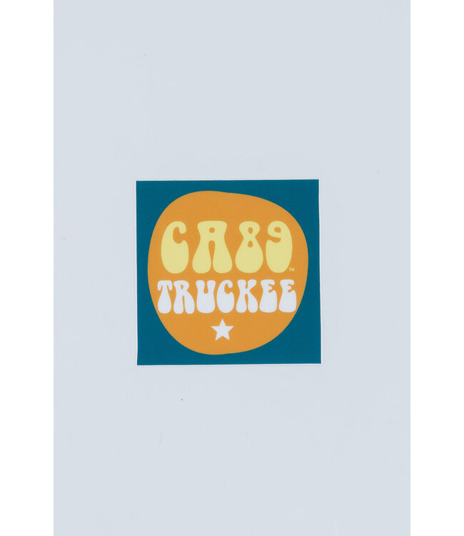 CA89 Truckee Square Sticker