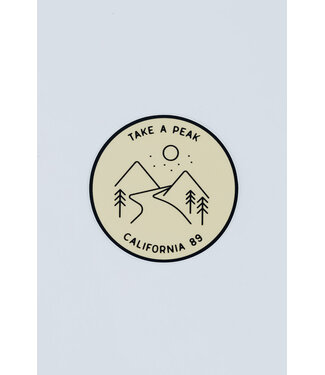 California 89 Take a Peak Sticker