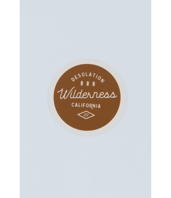 California 89 Small Sticker - Desolation Wilderness