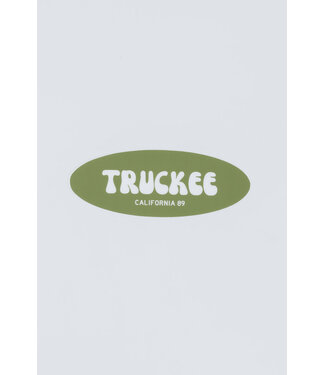 Small Sticker - Oval Truckee Olive