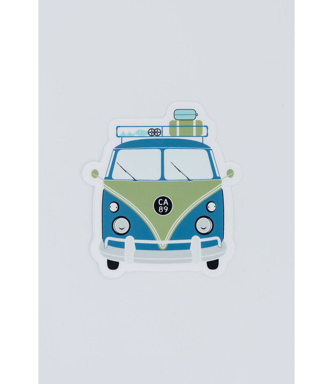 California 89 VW Van Sticker