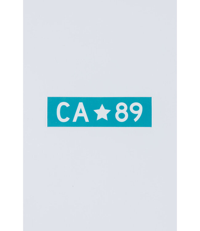 California 89 CA*89 Sticker - Teal