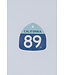California 89 California 89 Shield Sticker- Lt Blue/Dk Blue