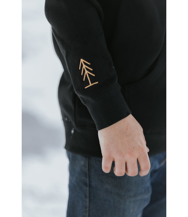 Unisex Sweatshirt with  CA89 and Tree on Sleeve