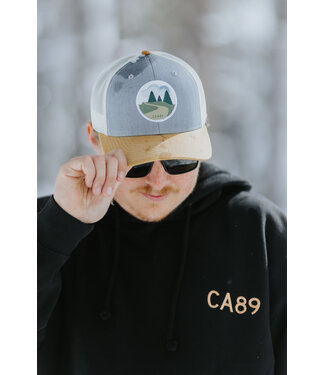 California 89 Trucker Hat with Winding Road Patch